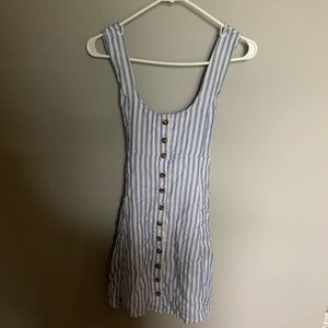 AE Blue Striped Dress